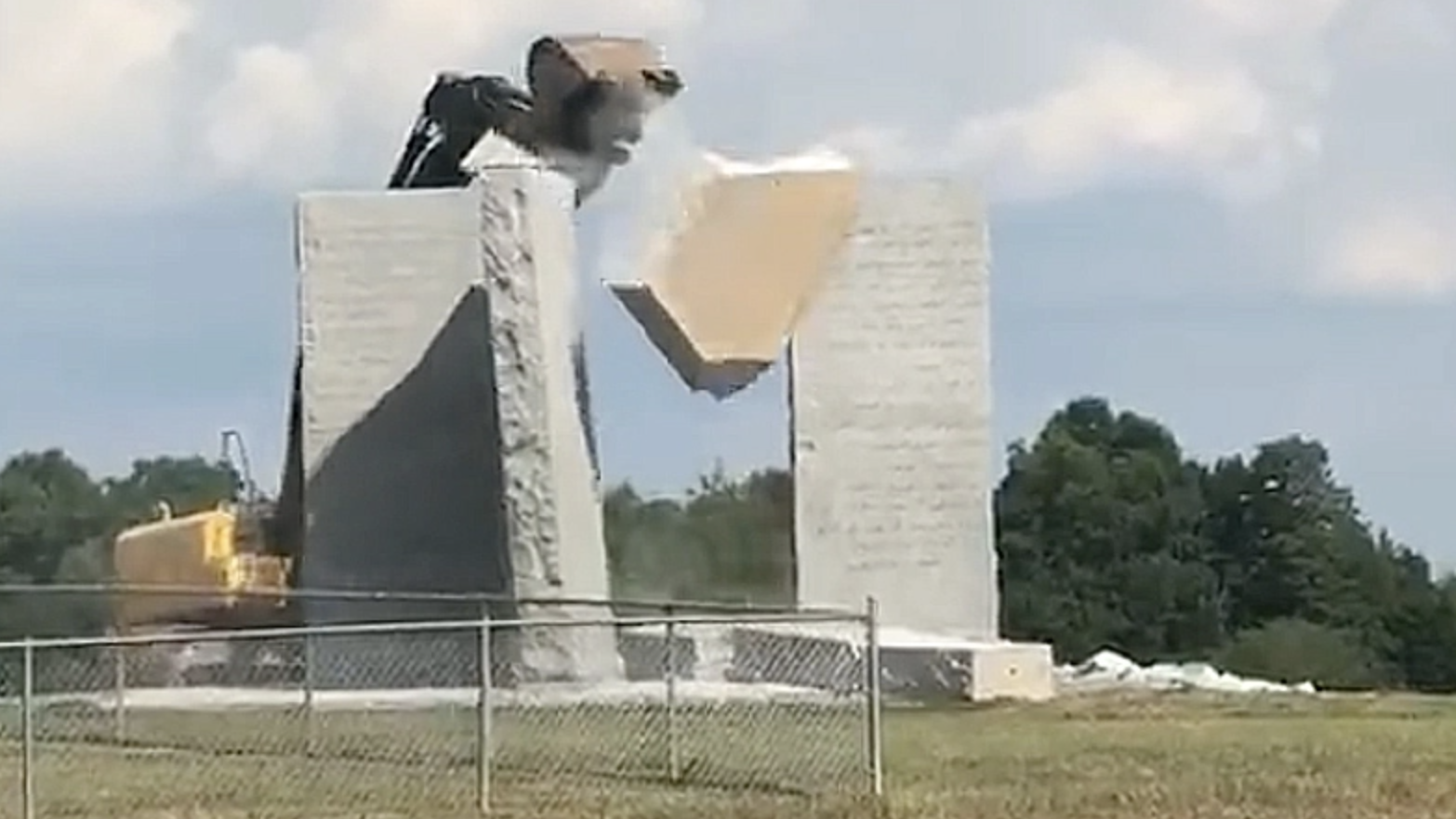 Georgia Guidestones Demolished For “Safety Reasons”