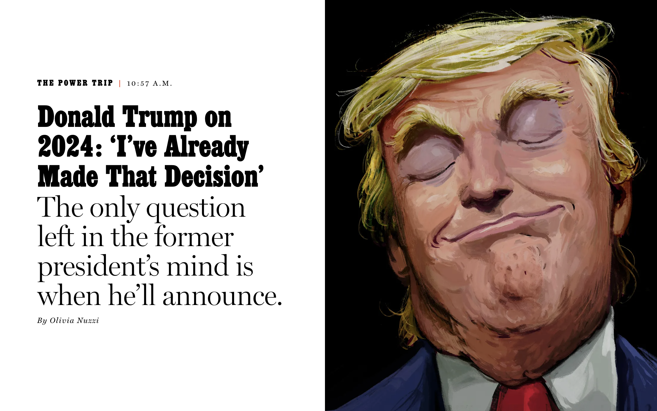 Donald Trump on 2024: ‘I’ve Already Made That Decision’