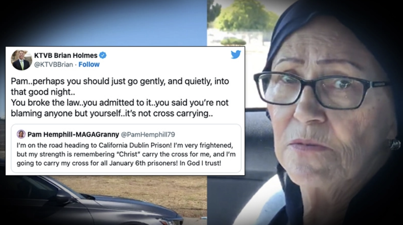 Loving Liberal: Idaho News Anchor Suggests Jailed MAGA Granny Should Die