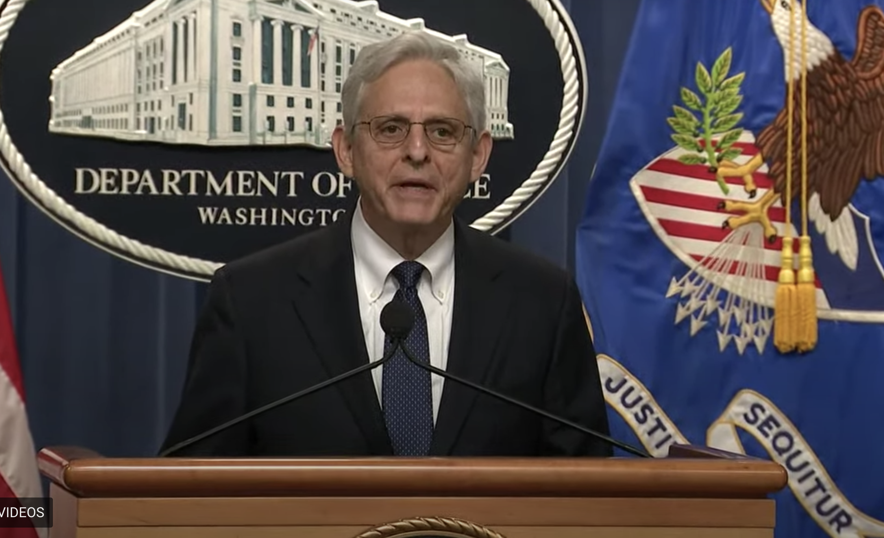 ILLEGITIMATE AG MERRICK GARLAND DELIVERS GERIATRIC NOTHING-BURGER
