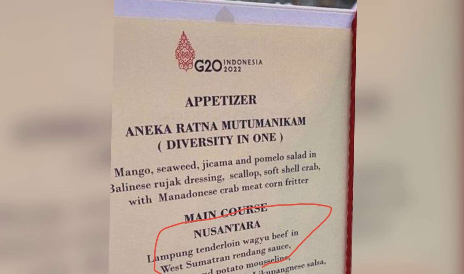 Hypocrite Elites and Globalists Dine on Wagyu Beef During G20 Summit While They Push Bugs and Fake Meat on Peasants