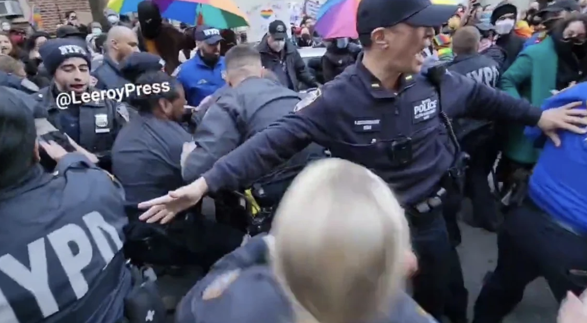 Protests Erupt Outside Drag Queen Story Hour in NYC After AOC Encourages Comrades to ‘Protect’ Event