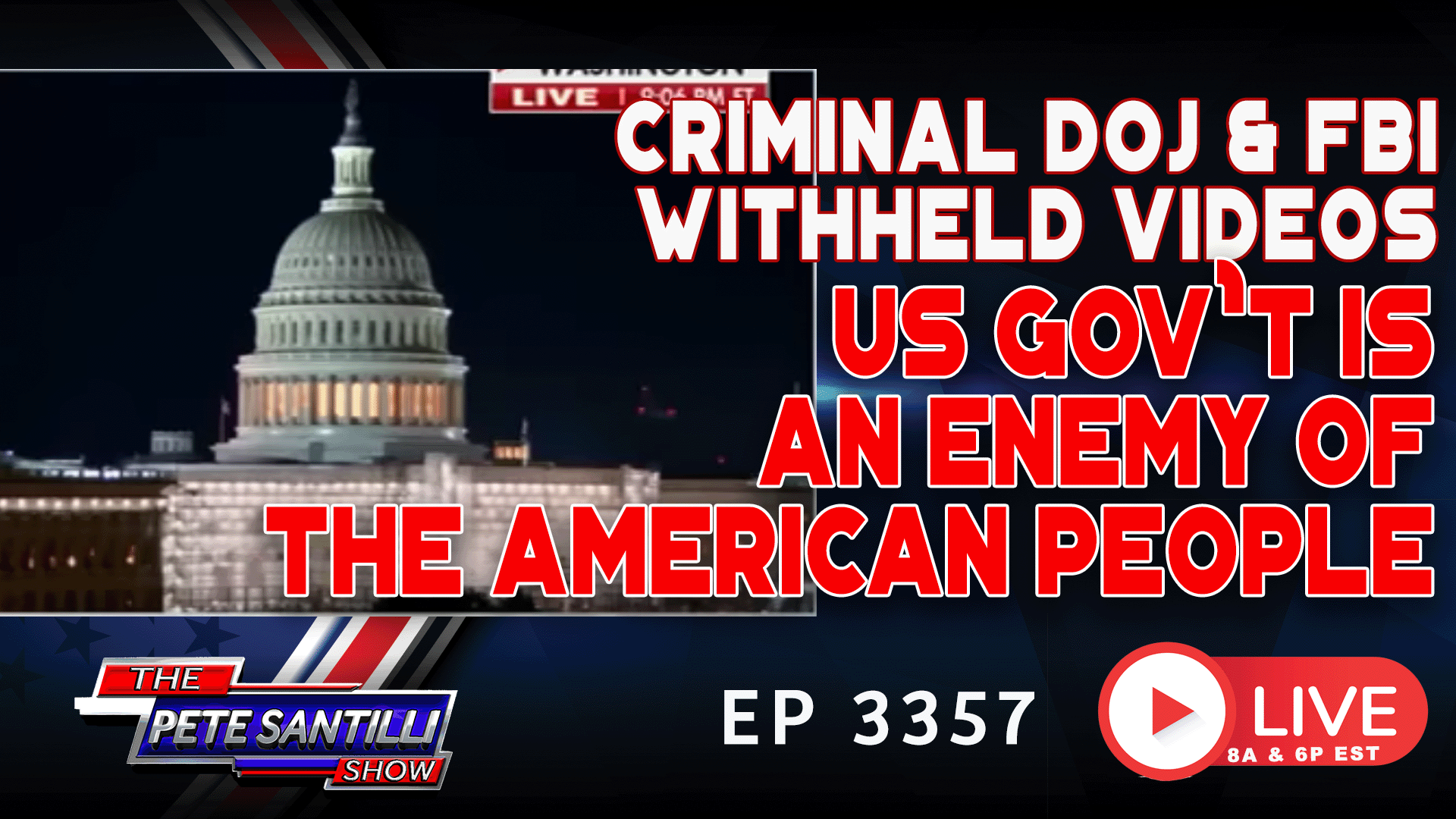 CRIMINAL DOJ & FBI IS AN ENEMY OF THE AMERICAN PEOPLE | EP 3357-8AM