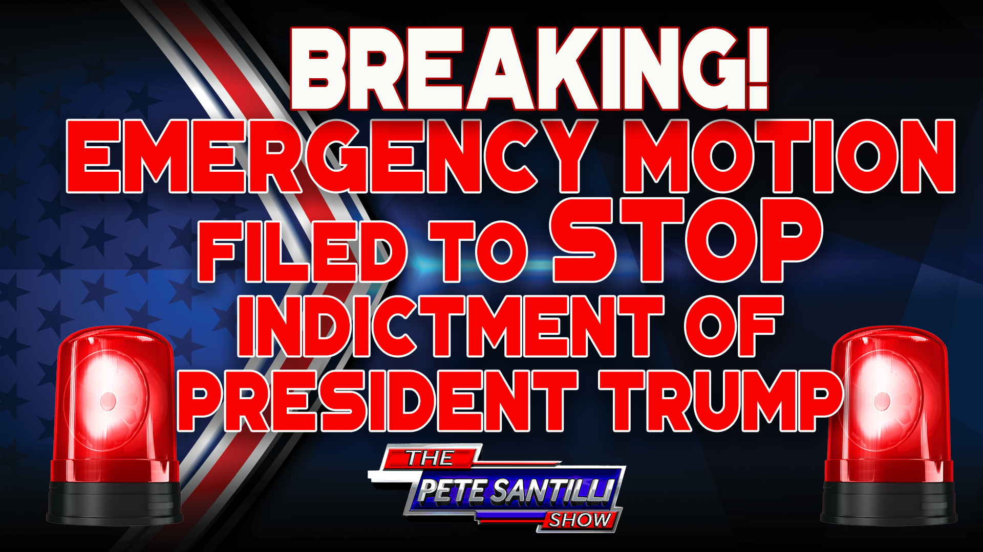 BREAKING: EMERGENCY MOTION FILED WITH JUDGE JUAN MERCHAN TO STOP PROSECUTION OF PRESIDENT DONALD J. TRUMP