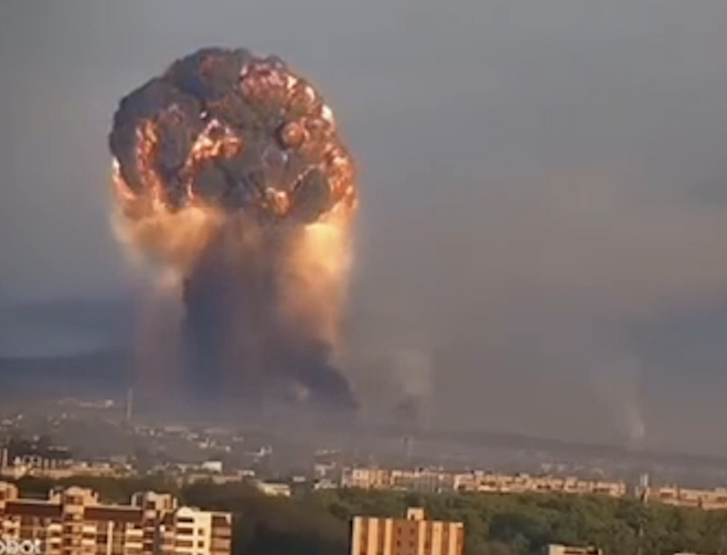 RADIOACTIVE PANIC: Russians Missiles Hit Ukrainian Ammunition Depot in Khmelnytsky Causing Massive Explosion – Cache of British Depleted Uranium Tank Shells Destroyed – Gamma Radiation Spikes in the Region’s Atmosphere